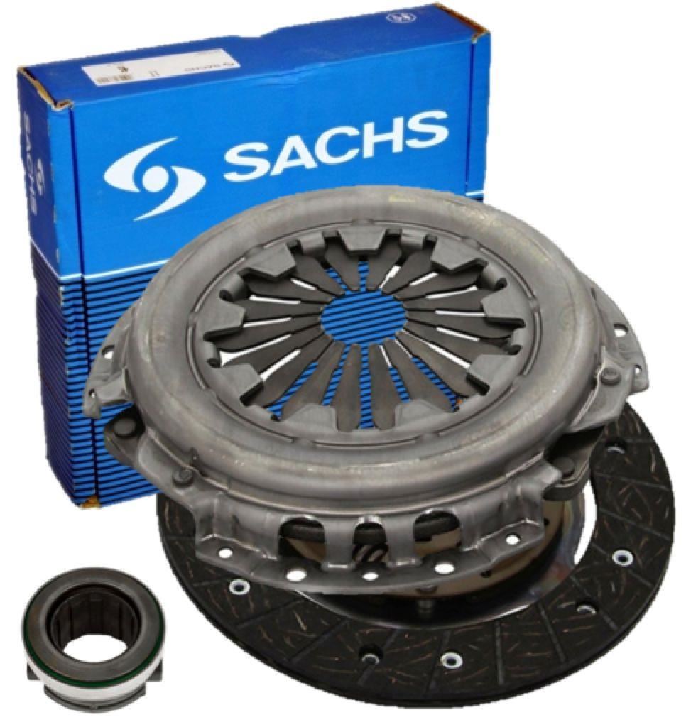 SACHS 3 PIECE CLUTCH KIT INCLUDING RELEASE BEARING 3000843601 FOR A Seat Ibiza 1.9 SDI
