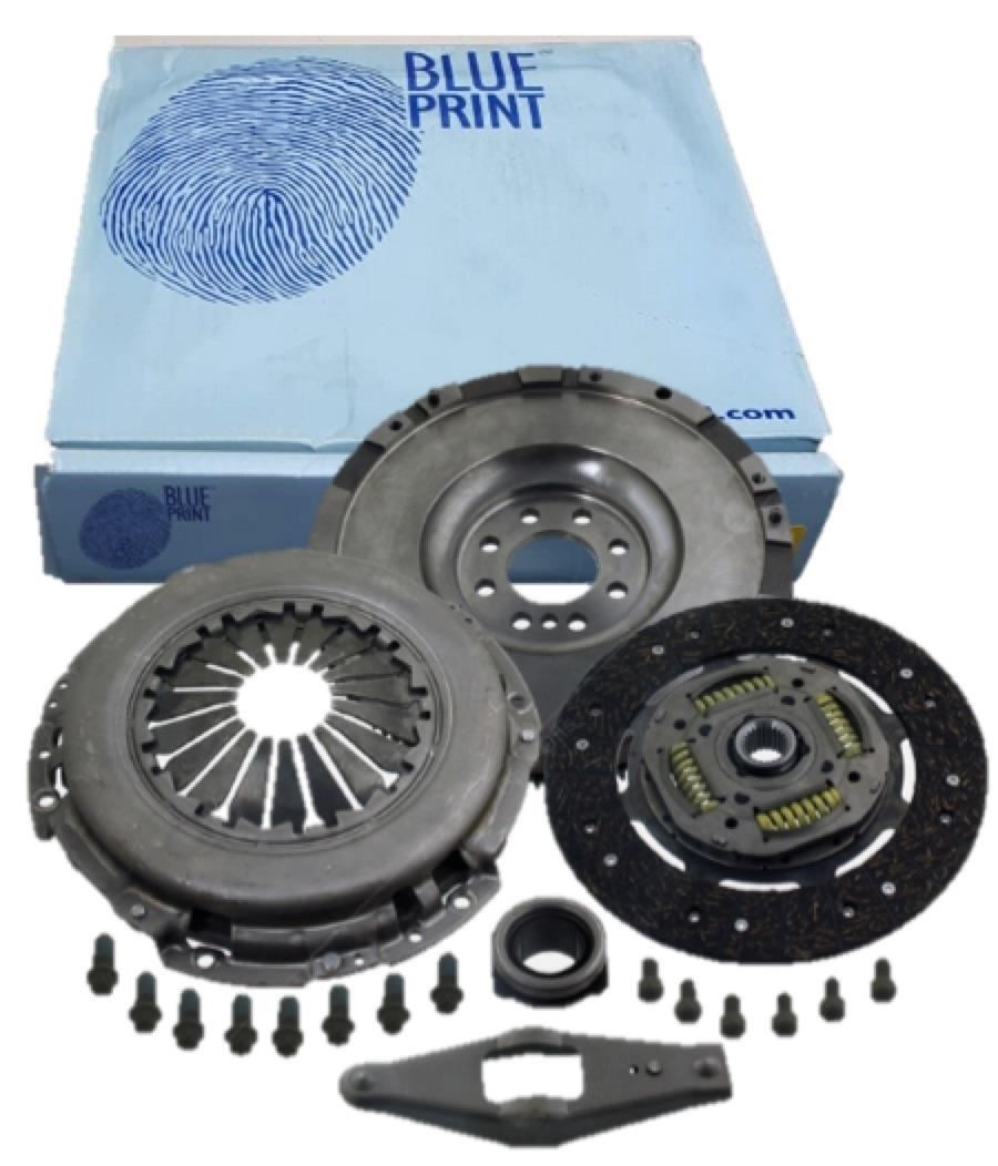BLUE PRINT FLYWHEEL, CLUTCH KIT AND RELEASE ARM AND BOLTS ADF123009 FOR A Ford Transit 2.4 TDE
