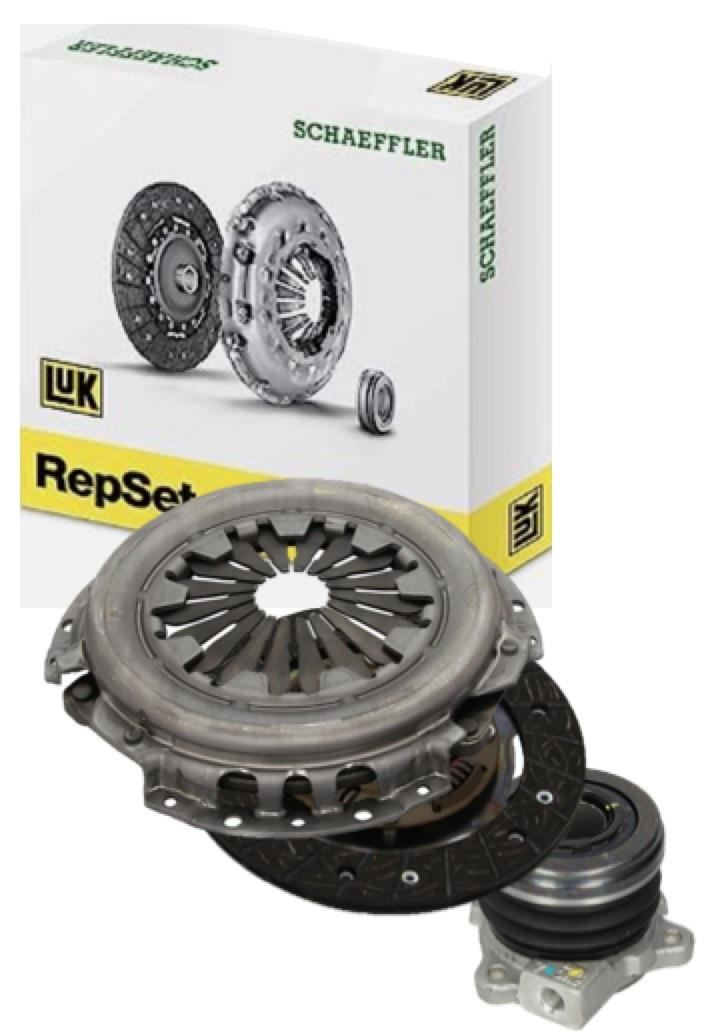 LUK THREE PIECE CLUTCH KIT WITH CSC 624343033 for Peugeot 207 Sw 1.6 HDi